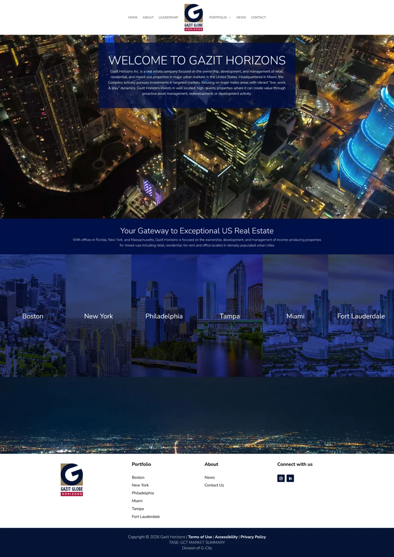 Gazit Horizons + Marketplace Center Boston — Property marketing